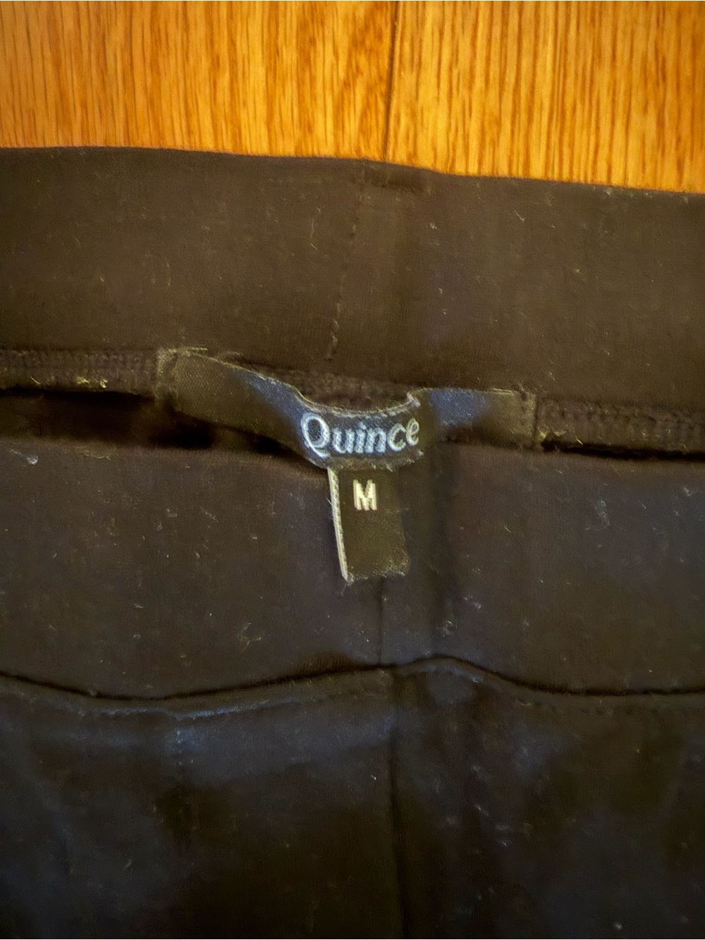 Quince Black Straight Trousers - Picture 3 of 4